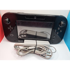 Nintendo Wii U GamePad Controller WUP-010 (USA) With WUP-011 AC Adapter Working